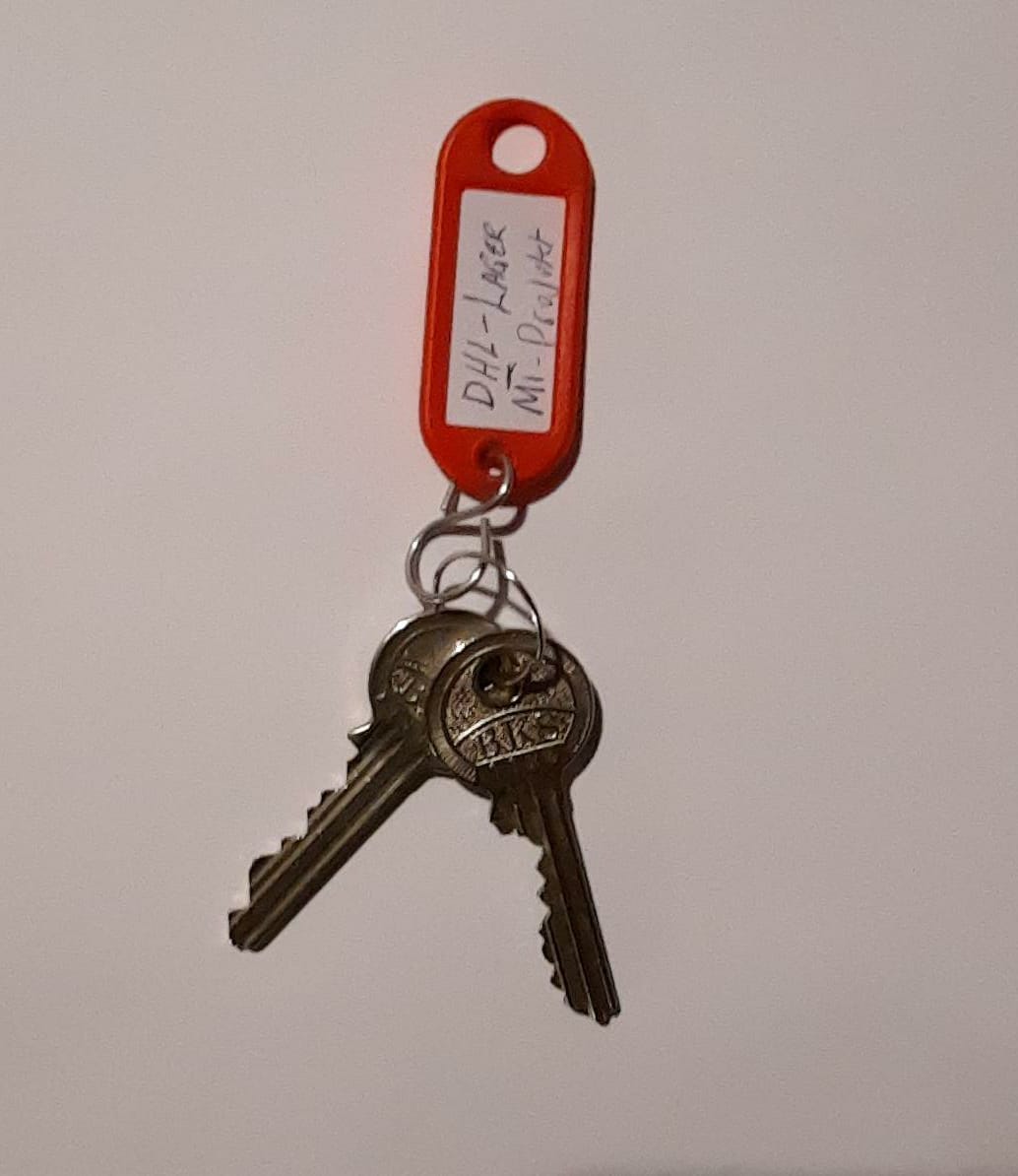 Lagerübergabe Schlüssel 002